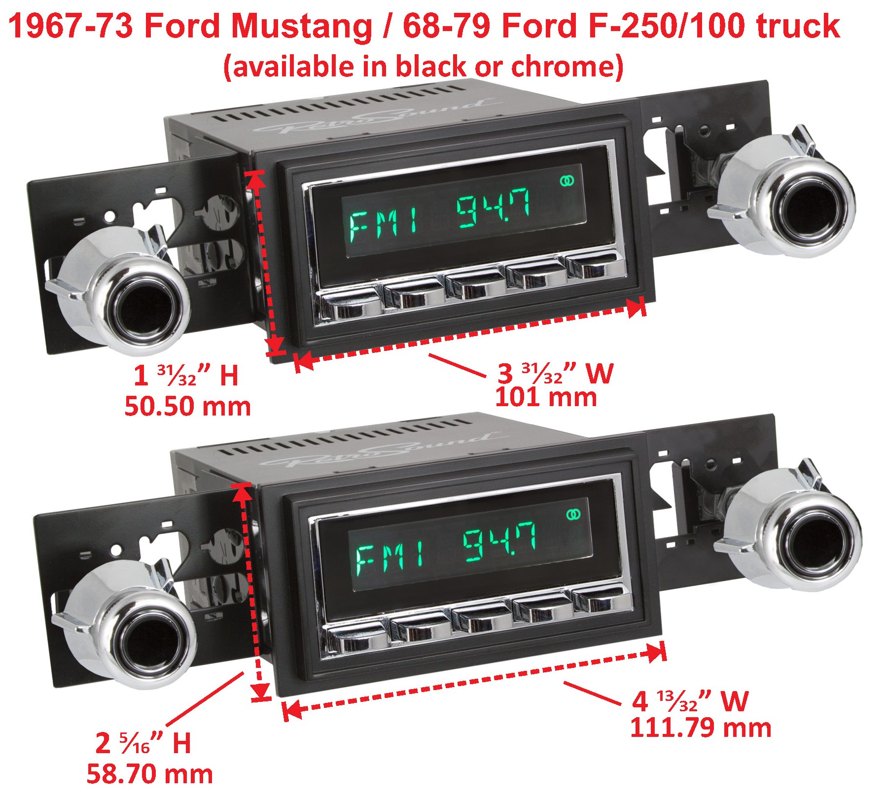 RETROSOUND RADIO FASCIA (126/226)