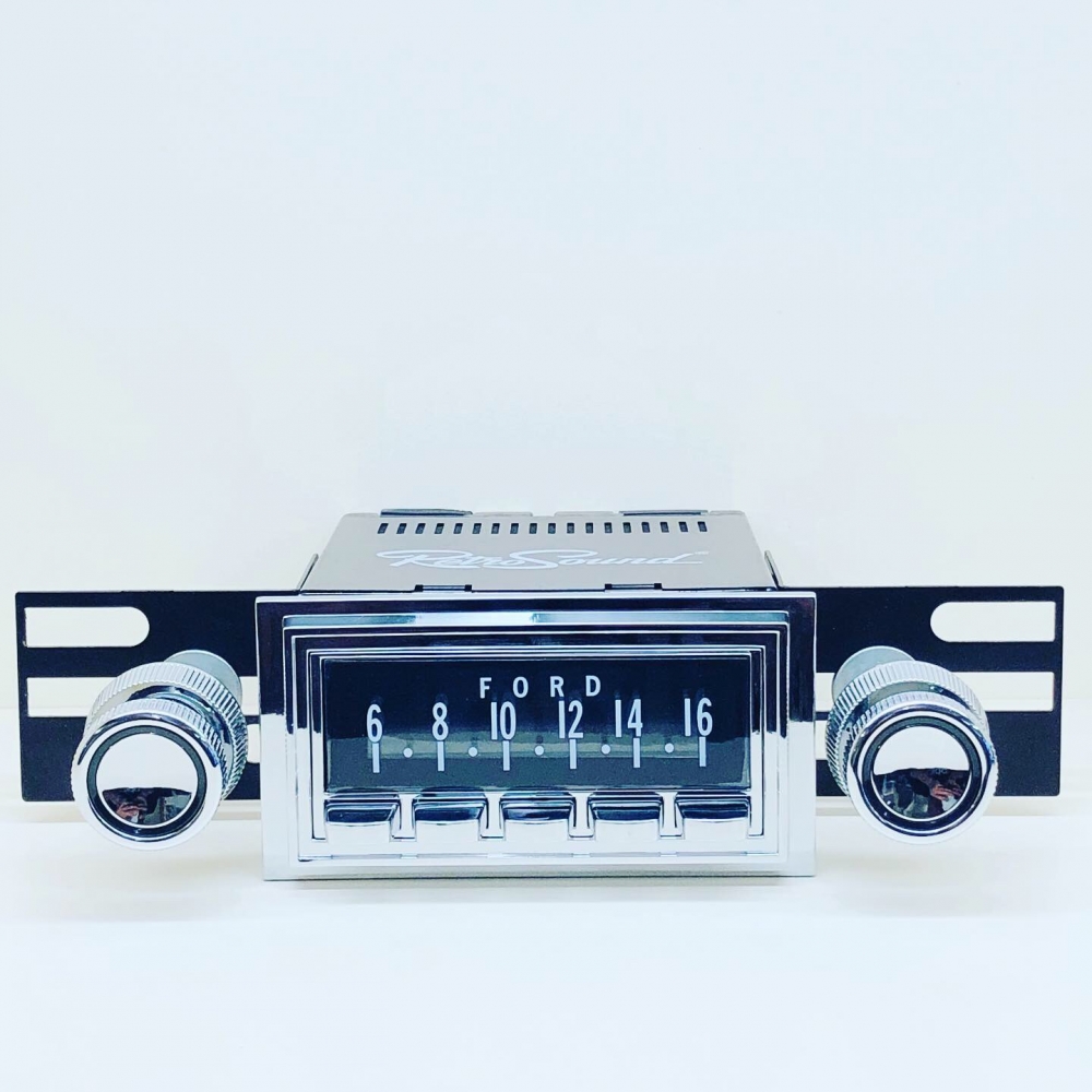 CLASSIC AUTO SOUND SILVER-SERIES AM/FM RADIO ASSEMBLY