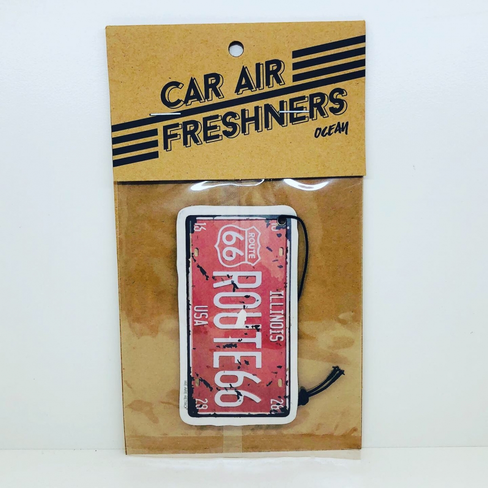 CLASSIC CAR AIR FRESHENER ROUTE 66