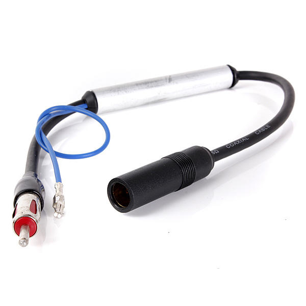 CAR RADIO ANTENNA AM/FM SIGNAL INLINE AMPLIFIER BOOSTER