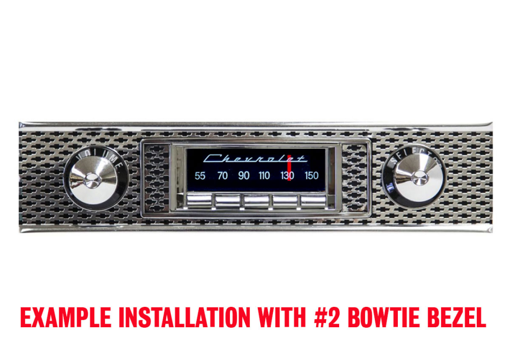 thumbnail image 2 of Custom Autosound 740 Bluetooth Stereo Radio – Multi Color Display For 1967-1968 Impala Caprice Bel Air 2 of 5