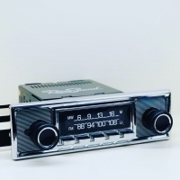 SILVER-SERIES AM/FM RADIO ASSEMBLY : 1954-62 GIULIETTA / GT 1300 JUNIOR / 1966-69 SPIDER 105 & 115 / 1969-83 SPIDER CODA TRONCA / 1962-69 2600 SPRINT / 1960-62 2000 SPRINT (ALFA ROMEO)