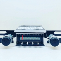 SILVER-SERIES AM/FM RADIO ASSEMBLY : 1968-74 JAVELIN / 1970-78 GREMLIN / 1971-78 MATADOR / 1975-80 PACER / 1967-70 RAMBLER / 1965-69 RAMBLER AMERICAN / 1967-70 REBEL / 1965-74 AMBASSADOR / 1968-70 AMX / 1970-77 HORNET (AMC)