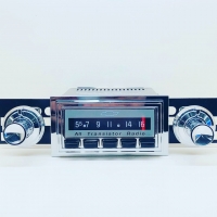 SILVER-SERIES AM/FM RADIO ASSEMBLY : 1961-62 IMPALA / CORVAIR / BISCAYNE / BEL-AIR (CHEVROLET)