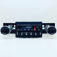 SILVER-SERIES AM/FM RADIO ASSEMBLY : 1960-63 GM TRUCK / PICKUP / SUBURBAN (CHEVROLET)