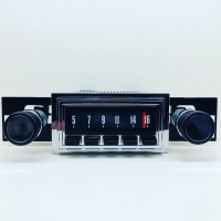 SILVER-SERIES AM/FM RADIO ASSEMBLY : 1967 F-SERIES TRUCK (PRESS-BUTTON VERSION)