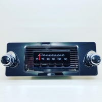 SILVER-SERIES AM/FM RADIO ASSEMBLY : 1947-53 CHEVROLET / GM TRUCK