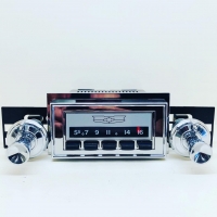 PLATINUM-SERIES BLUETOOTH AM/FM RADIO ASSEMBLY : 1958 BEL-AIR / IMPALA / BISCAYNE / YEOMAN / DELRAY / NOMAD (CHEVROLET)