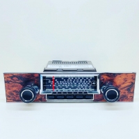 TUNGSTEN-SERIES BLUETOOTH AM/FM DAB/DAB+ RADIO ASSEMBLY : HK/HT/HG HOLDEN (BURL WALNUT)