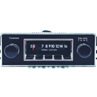 SILVER-SERIES AM/FM RADIO ASSEMBLY : 1970-1974 DATSUN 1200 (FERRIS AUSTRALIA)