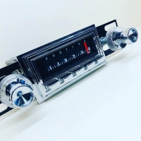 SILVER-SERIES AM/FM RADIO ASSEMBLY : 1964-1970 PONTIAC FULL-SIZE (CATALINA / PARISIENNE / BONNEVILLE)