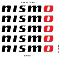 NISMO WHEEL DECAL SET (BLACK)