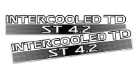 INTERCOOLED ST 4.2 DOOR DECAL SET : NISSAN PATROL (GU)