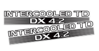 INTERCOOLED DX 4.2 DOOR DECAL SET : NISSAN PATROL (GU)