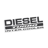 DIESEL TURBO INTERCOOLED TAILGATE DECAL : MAZDA BRAVO