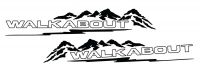 WALKABOUT DOOR DECAL SET : NISSAN PATROL (GU)