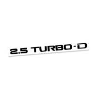 1986-1996 MITSUBISHI TRITON TAILGATE DECAL : 2.5 TURBO-D