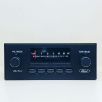 SILVER-SERIES AM/FM RADIO ASSEMBLY : 1985-1986 FORD ESCORT