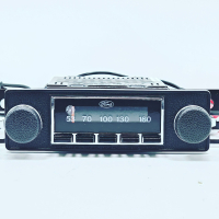 SILVER-SERIES AM/FM RADIO ASSEMBLY : 1973-79 FORD F-SERIES TRUCK (AUSTRALIAN DELIVERED)