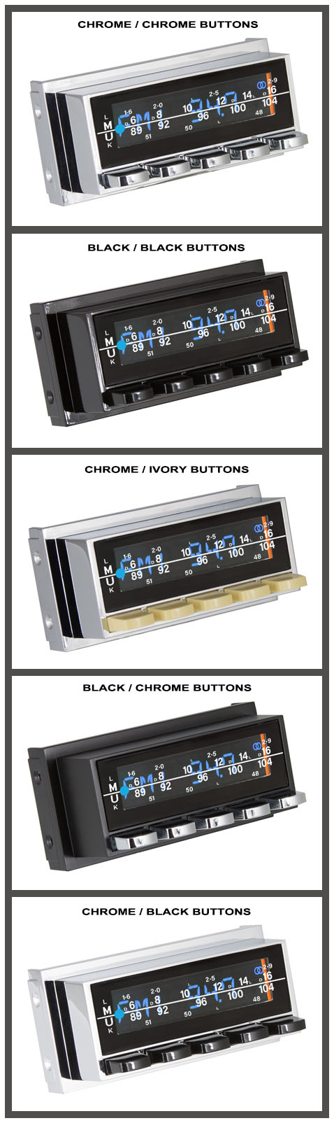 RetroSound RetroRadio M1 For 1972-78 Toyota Land Cruiser FJ40 – AM/FM, Bluetooth, AUX