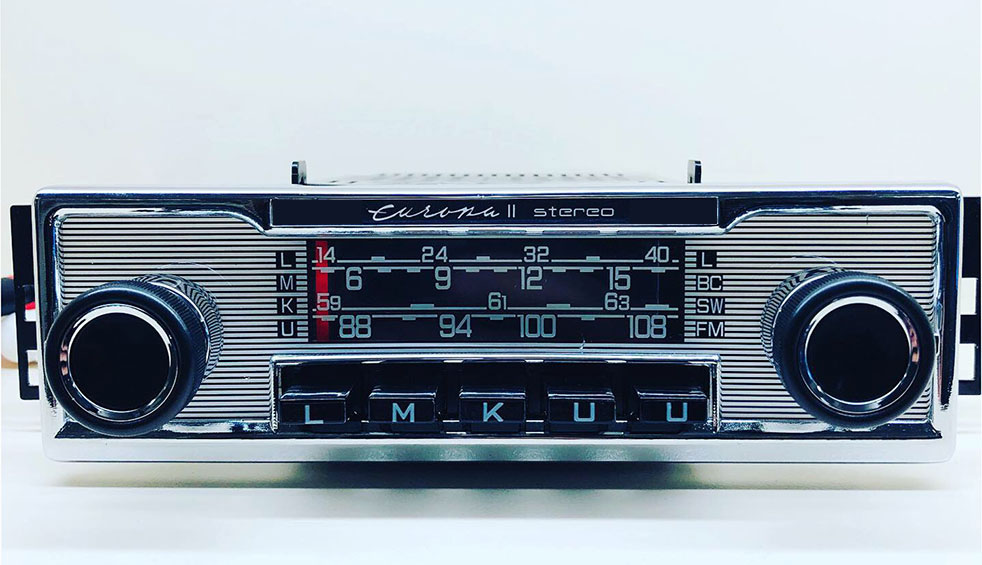 BECKER EUROPA II STEREO 772 Vintage Classic Car 108FM Radio FULL