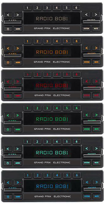 TUNGSTEN-SERIES BLUETOOTH AM/FM DAB RADIO ASSEMBLY